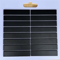 Gạch Mosaic Ốp Tường - Gạch Mosaic Que Đũa 3208M Màu Đen