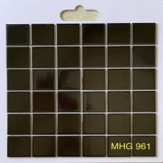 Gạch Mosaic Gốm Sứ Đen Bóng