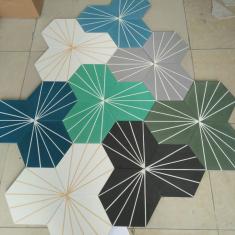 Gạch luc giác 20x23 cánh quạt