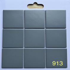 Gạch Mosaic 10x10 Men Mờ Màu Xám Đậm- Gạch Mosaic Ốp Tường