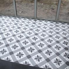Gạch bông 20x20 hoa văn 1 mẫu 