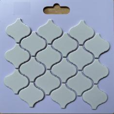 Gạch Mosaic Ốp Tường- Gạch Mosaic Lồng Đèn Màu Trắng