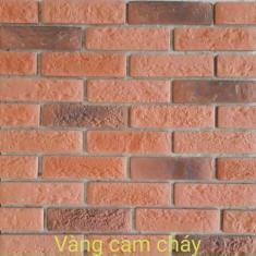 Gạch Thẻ Ốp Tường Vàng Cam Cháy 