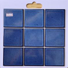 Gạch Mosaic Gốm Men Rạn 10x10 Màu Xanh Nhạt