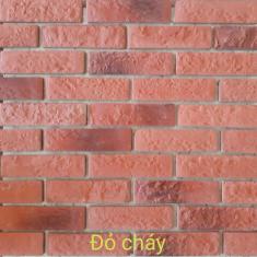  Gạch Thẻ Cổ Ốp Tường Đỏ Cháy