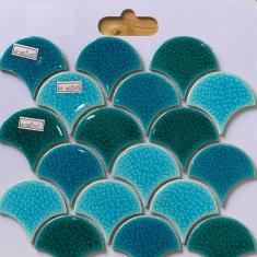Gạch Mosaic Ốp Tường- Gạch Mosaic Vảy Cá MHF 9002