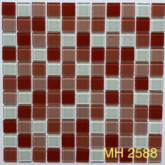Gạch Mosaic Thủy Tinh MH 2588- Gạch Mosaic Hồ Bơi