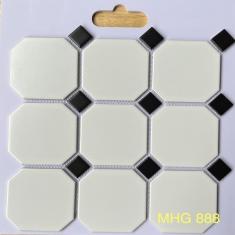  Gạch Mosaic Ốp Tường - Gạch Mosaic Bát Giác Trắng
