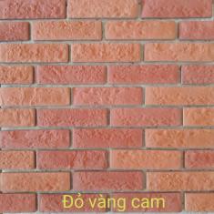 Gạch Thẻ Cổ Ốp Tường Đỏ Vàng Cam