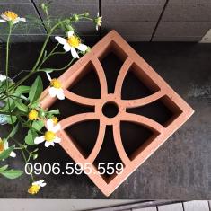 gạch bông gió tứ diệp 