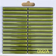  Gạch Mosaic Ốp Tường- Gạch Mosaic Que Đũa Màu Xanh Tươi 092A
