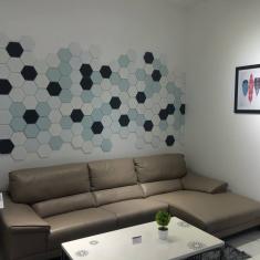 Gạch luc giác 20x23 đơn sắc